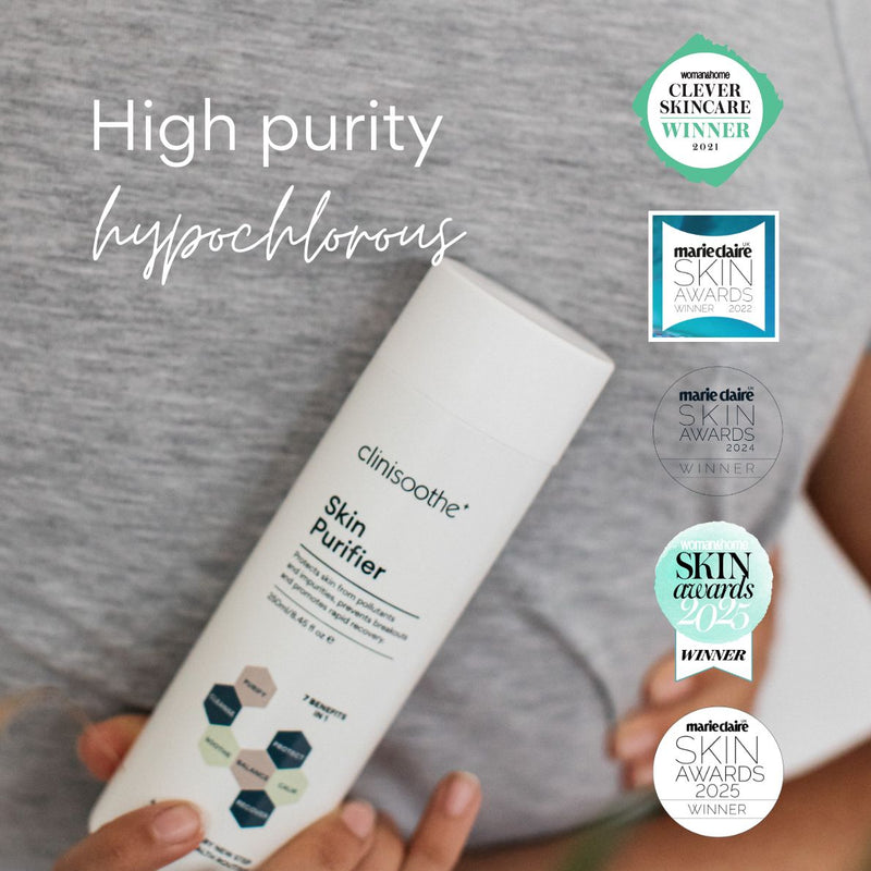 Clinisoothe+ Skin Purifier 250ml | Hypochlorous Skincare
